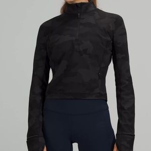 Lululemon Rulu Cropped Half-Zip